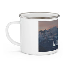 Load image into Gallery viewer, Take me to the Mountains - Enamel Campfire Mug