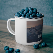 Load image into Gallery viewer, Take me to the Mountains - Enamel Campfire Mug
