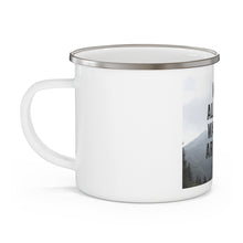 Load image into Gallery viewer, Not all who wonder are lost - Enamel Campfire Mug