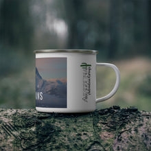 Load image into Gallery viewer, Take me to the Mountains - Enamel Campfire Mug