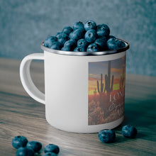 Load image into Gallery viewer, I only have eyes for you Arizona - Sunrise - Enamel Campfire Mug