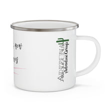 Load image into Gallery viewer, Say YES to new adventures - Enamel Campfire Mug
