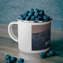 Load image into Gallery viewer, Take me to the Mountains - Enamel Campfire Mug
