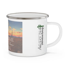 Load image into Gallery viewer, I only have eyes for you Arizona - Sunrise - Enamel Campfire Mug
