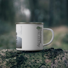 Load image into Gallery viewer, Not all who wonder are lost - Enamel Campfire Mug
